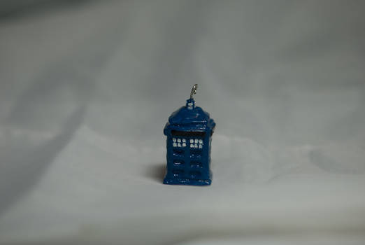 Tardis necklace