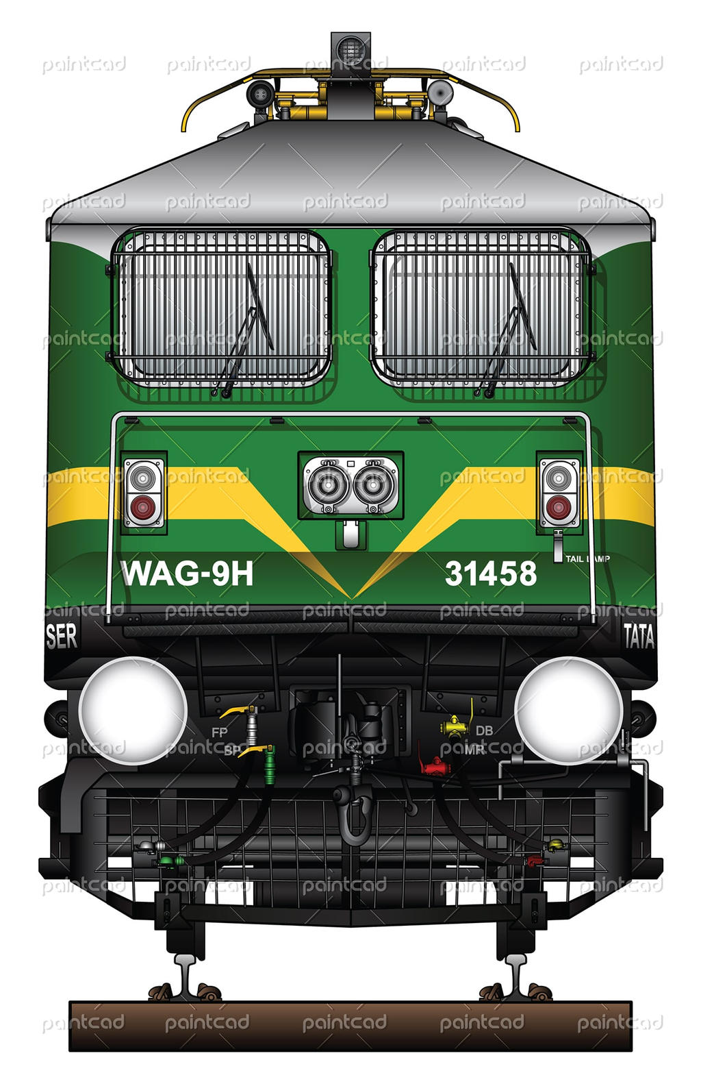 Indian Freight Locomotive Class Wag 9 With Electri By Paintcad On Deviantart Indian Freight Locomotive Class Wag 9 With Electri By Paintcad On Deviantart