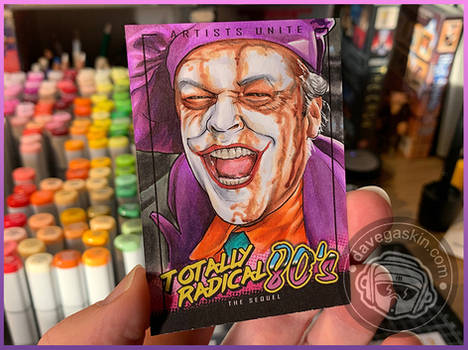 Joker Boo! sketch card