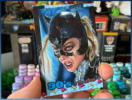 Unravelling Catwoman sketch card