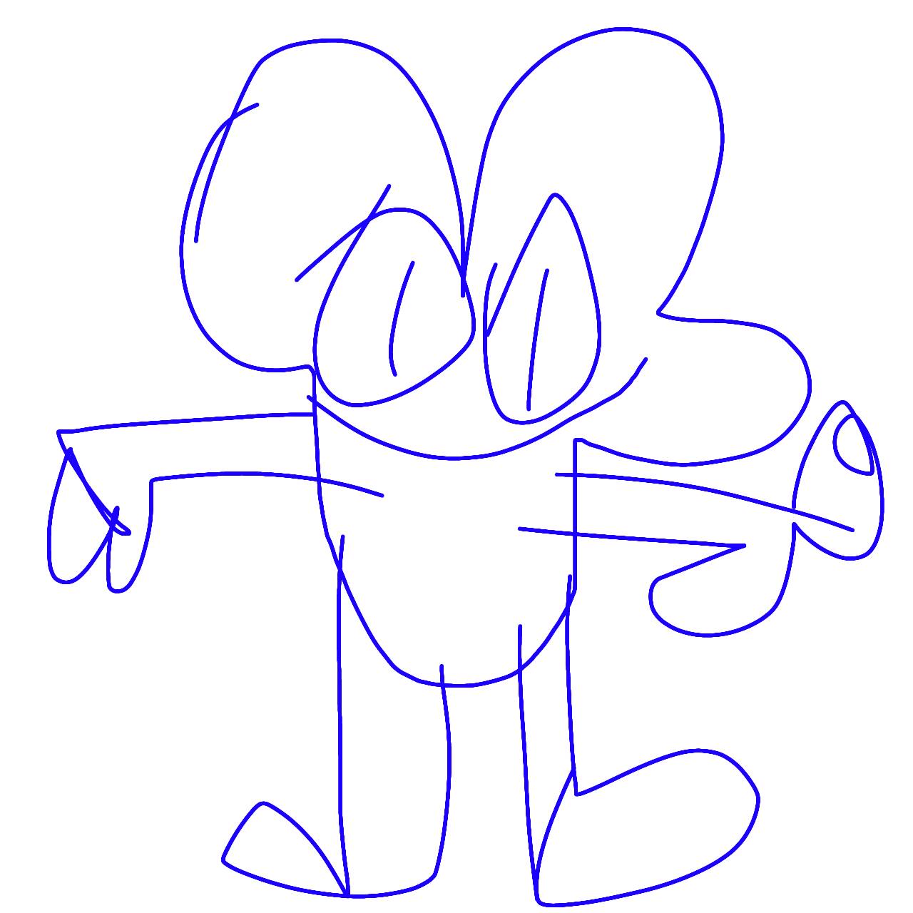 bfdi four t pose by calvincoolsick on DeviantArt