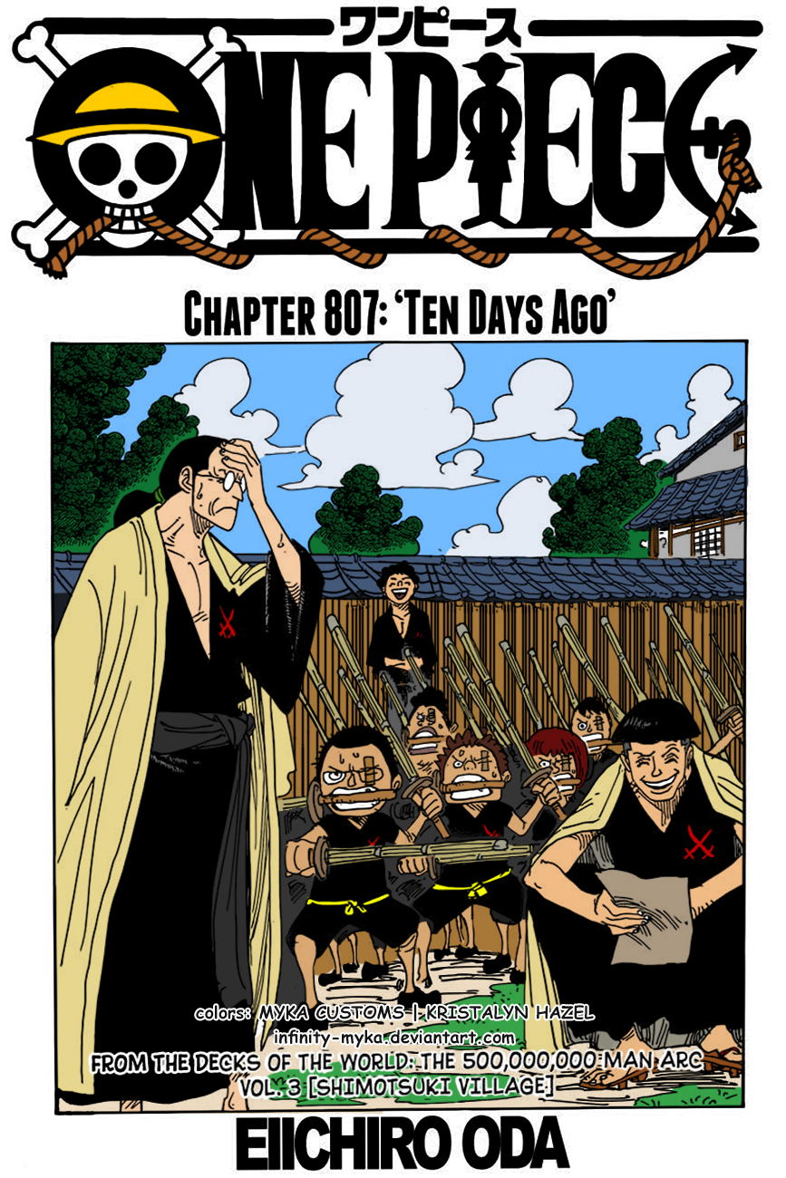 Colored Manga Cover One Piece Chapter 807 By Infinity Myka On Deviantart Colored Manga Cover One Piece Chapter 807 By Infinity Myka On Deviantart