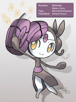 Fakemon - Meloetta Baton form