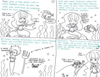 Super Lame Comic: The Little Mermaid pg 1