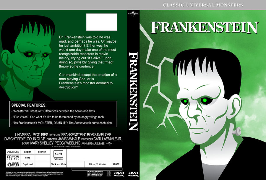 Frankenstein DVD Cover