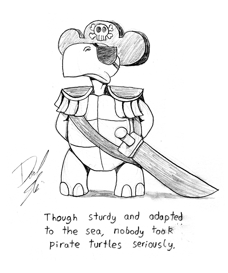 Pirate Turtle by DanShive
