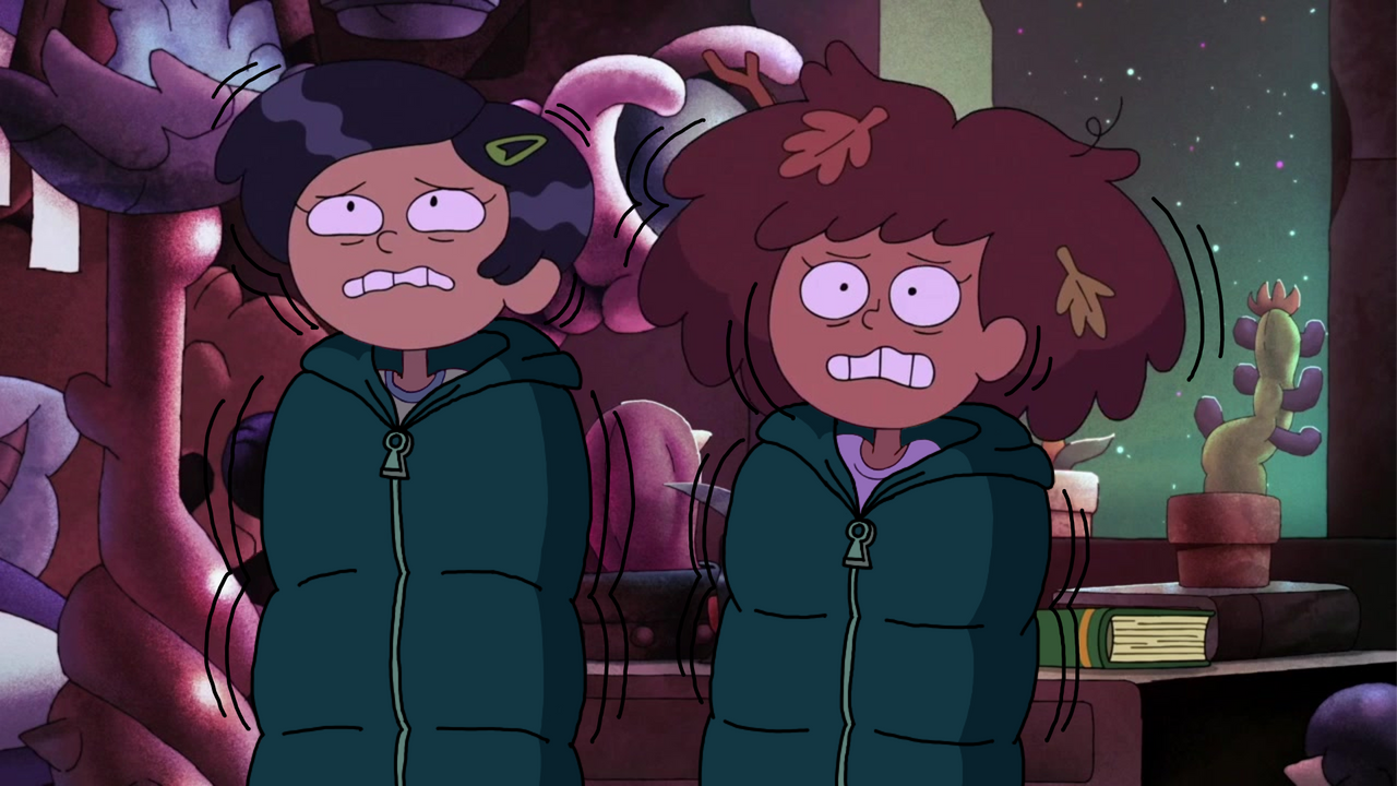 Scared Anne Anne and Marcy scared in their sleeping bags by 2DS200 on DeviantArt