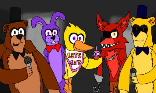 Five Nights At Freddy's Animatronics by FiveNightsAt-Freddys on DeviantArt
