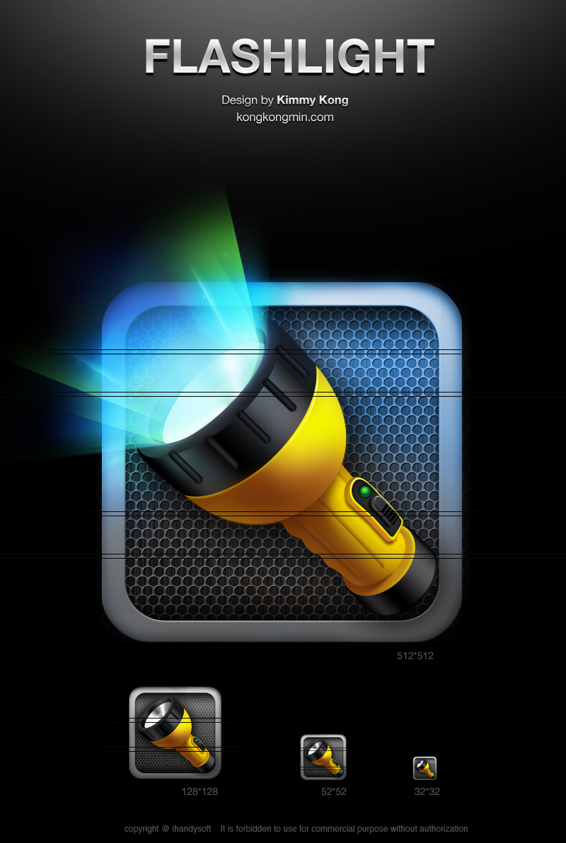 Flashlight icon No1