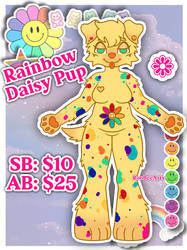 Rainbow Daisy Pup Adopt Auction!