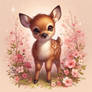 Sweet deer in pastel scenery (4)