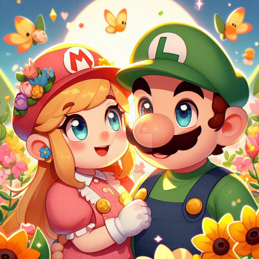 Mario Characters Spring Super mario in spring cute decorated (6) by Rebeltouille on DeviantArt