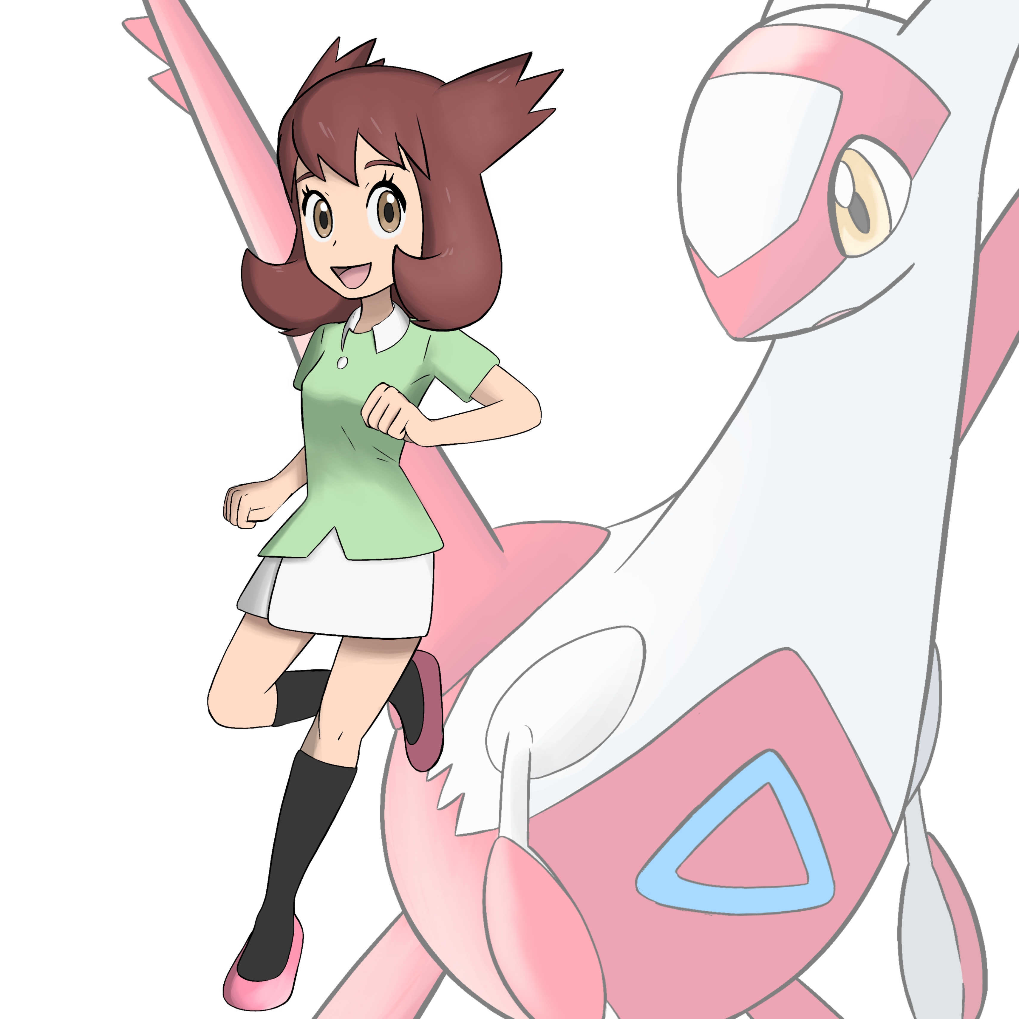 Pokemon Fanart Collab: Lillie and Alola Vulpix by PixiTales on DeviantArt