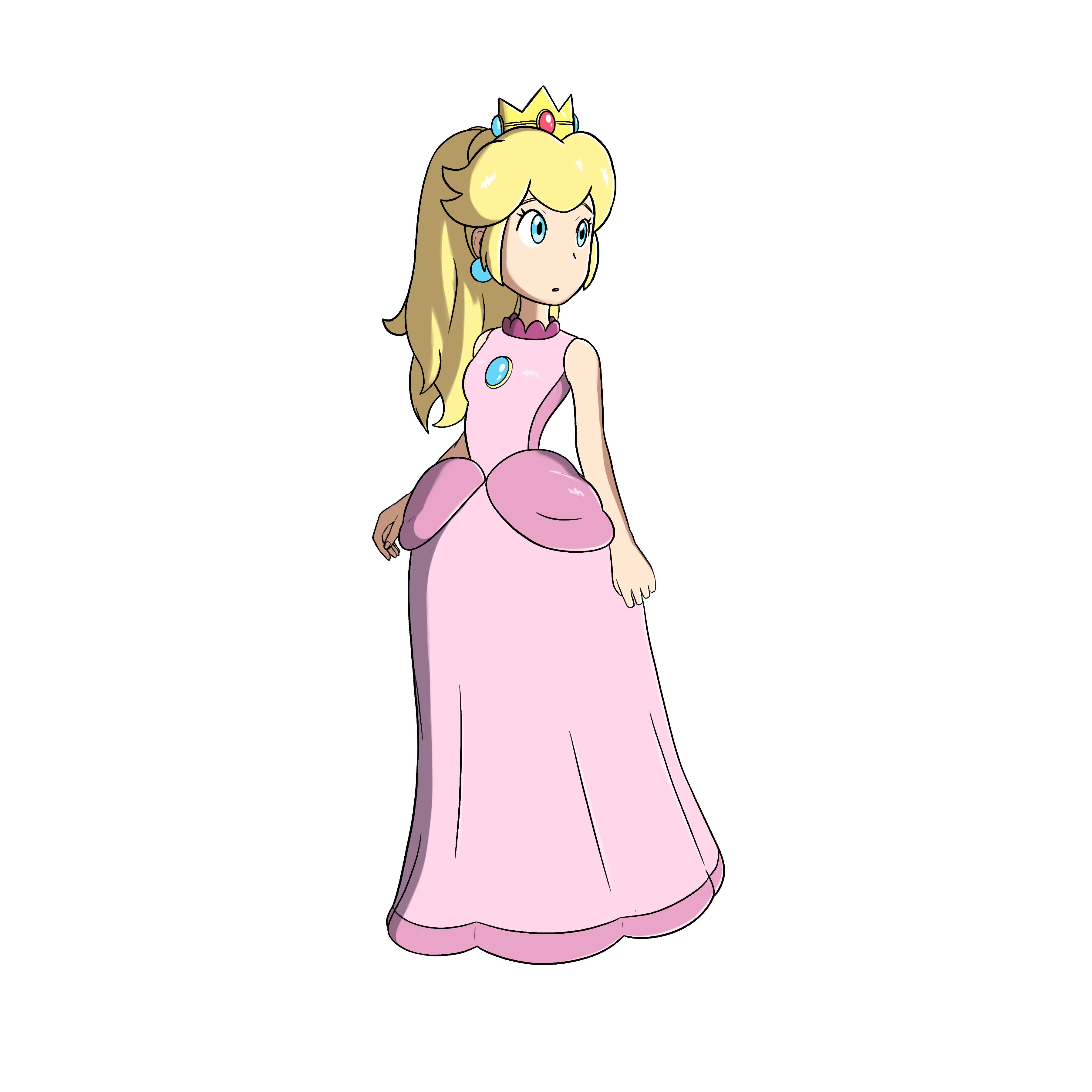 princess peach sunshine dress Peach"s Dress From Super Mario Sunshine Makes Its Debut - Mario Sunshine Princess Peach, HD Png Download
