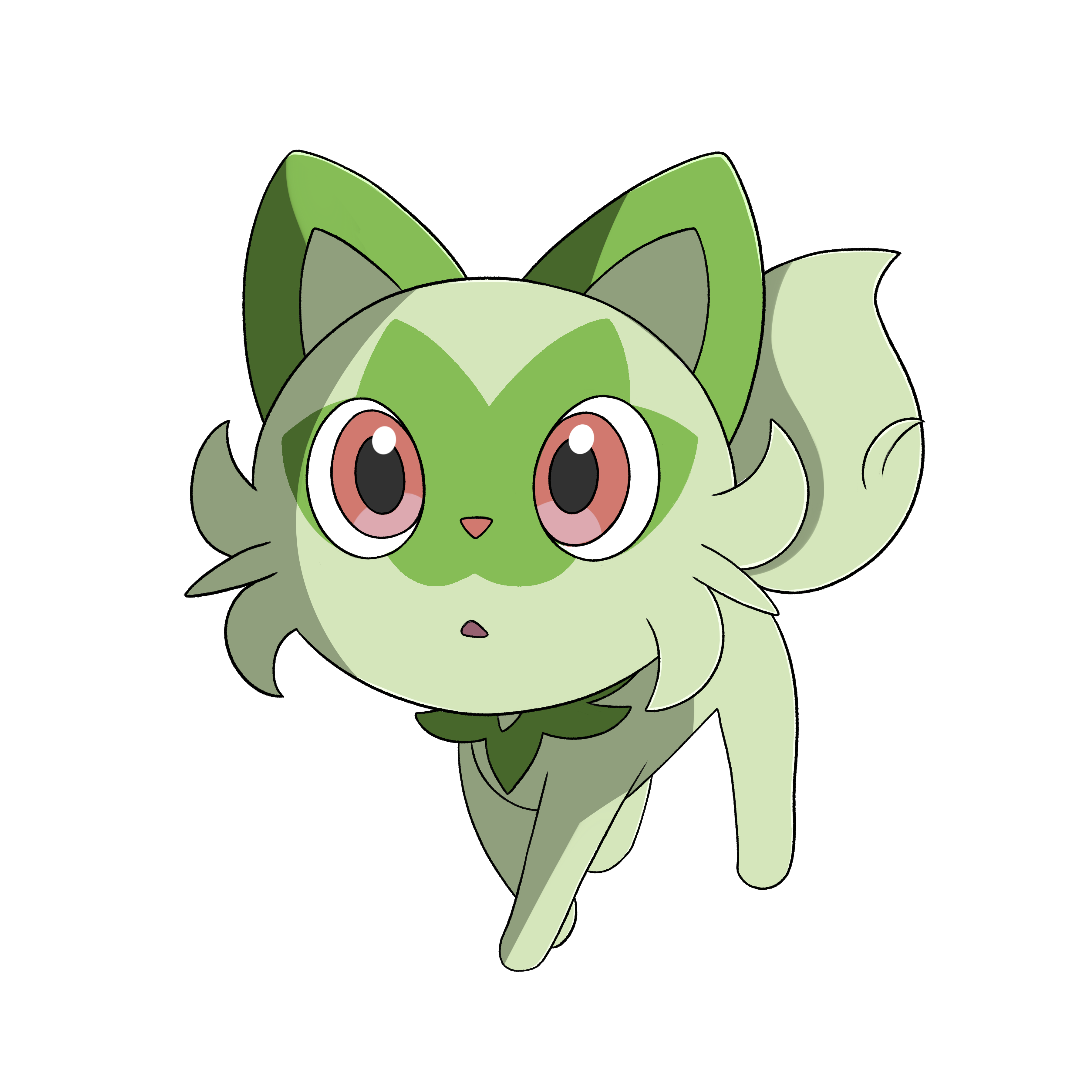 Sprigatito (Pokemon Scarlet and Violet) Full Art by Lazoofficial on ...