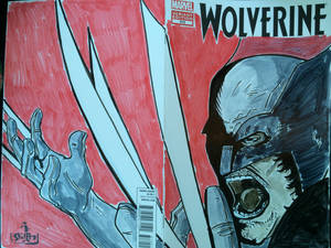 Wolverine sketch cover for my buddy's Graduation