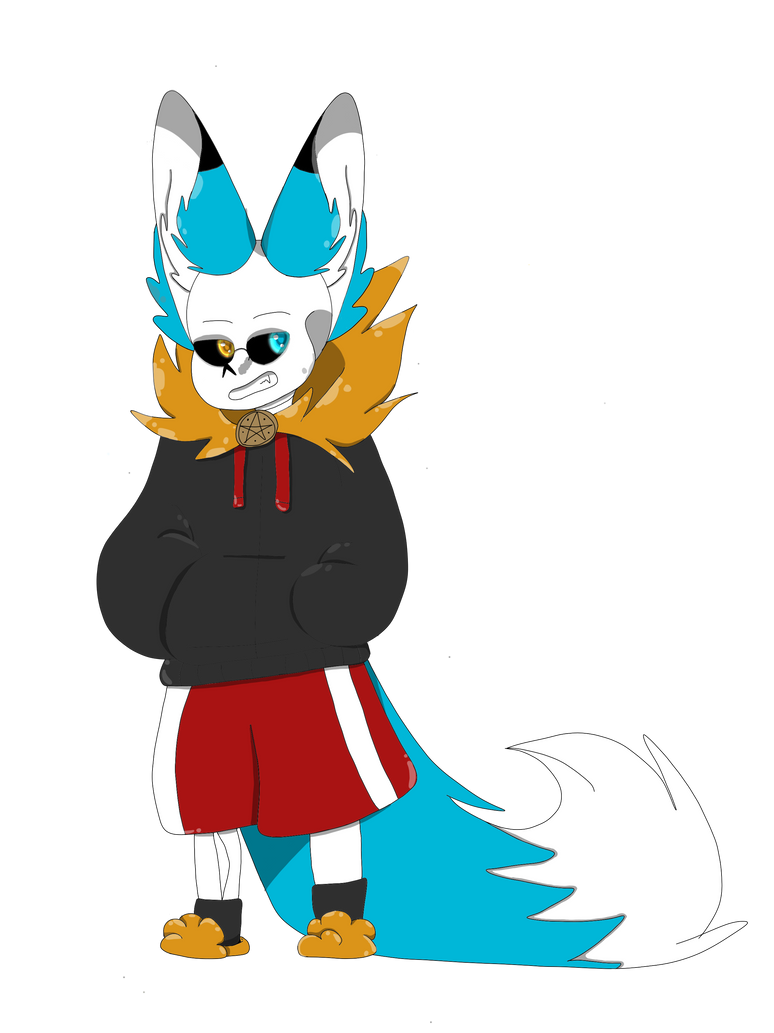 Shiftertale sans monster form by Aceundertalefox on DeviantArt