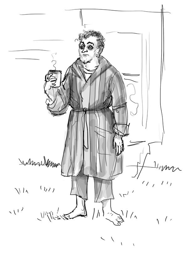 Larry sketch by MadHatters-Wife on DeviantArt