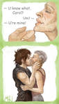 Caryl first kiss by MadHatters-Wife