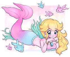 [nintendo] mermaid peach