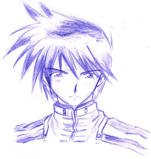 Ryu Purple Pencil Art by ryuuen on DeviantArt