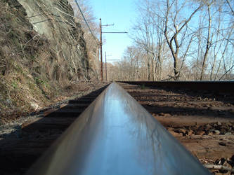 railway reflection