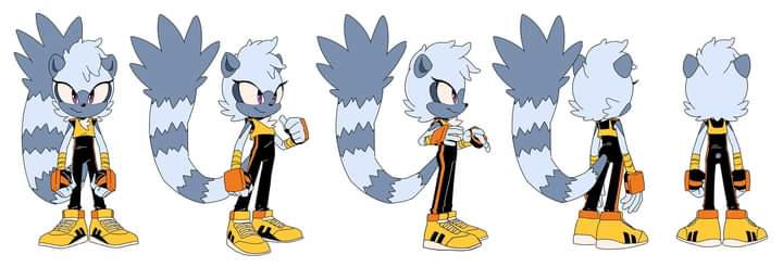Sonic Riders Tangle Tangle the lemur REF by crks6 on DeviantArt