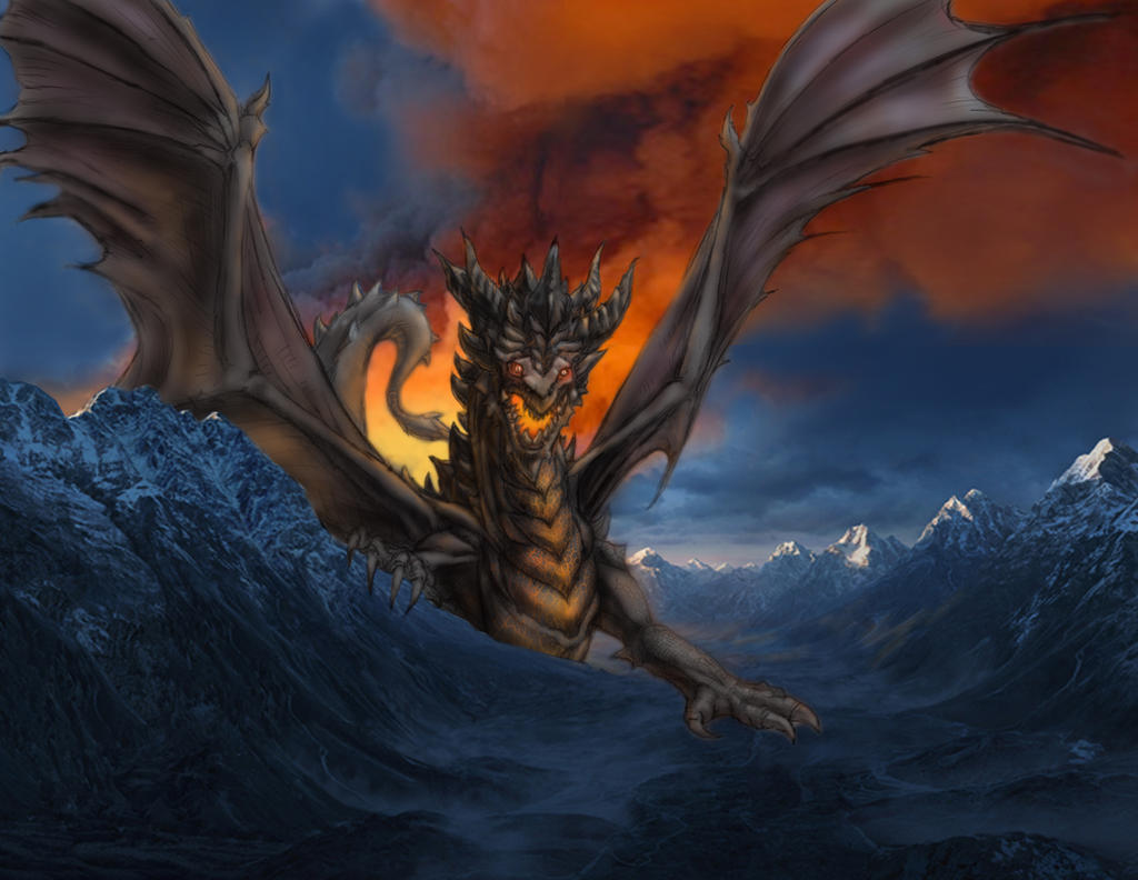 Ancalagon Ancalagon The Black by Pyrrhic-Illustration on DeviantArt