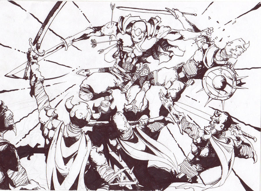 Tableau Battle Deviantart battle by slowmar on DeviantArt