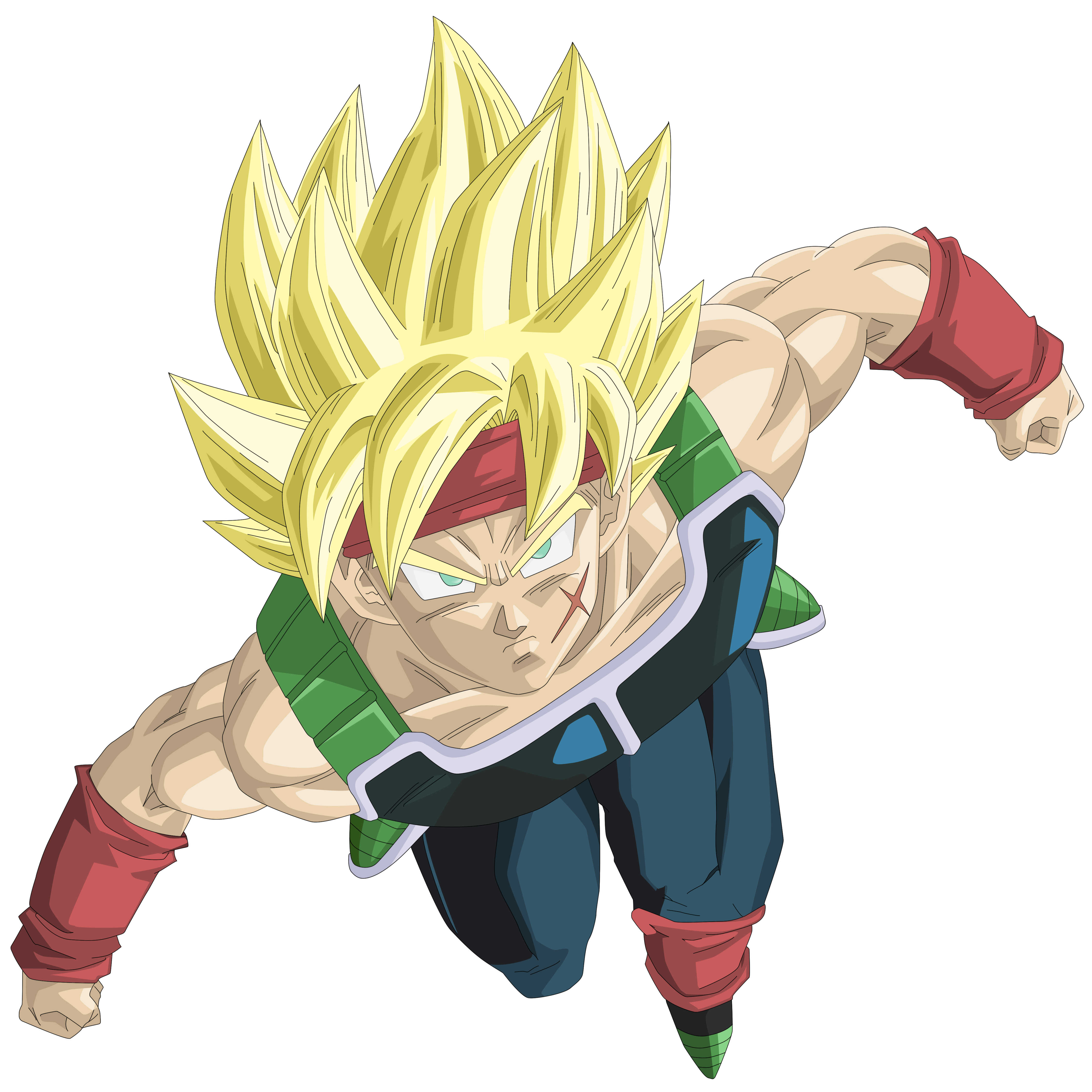 Bardock Super Saiyan Render/Extraction PNG