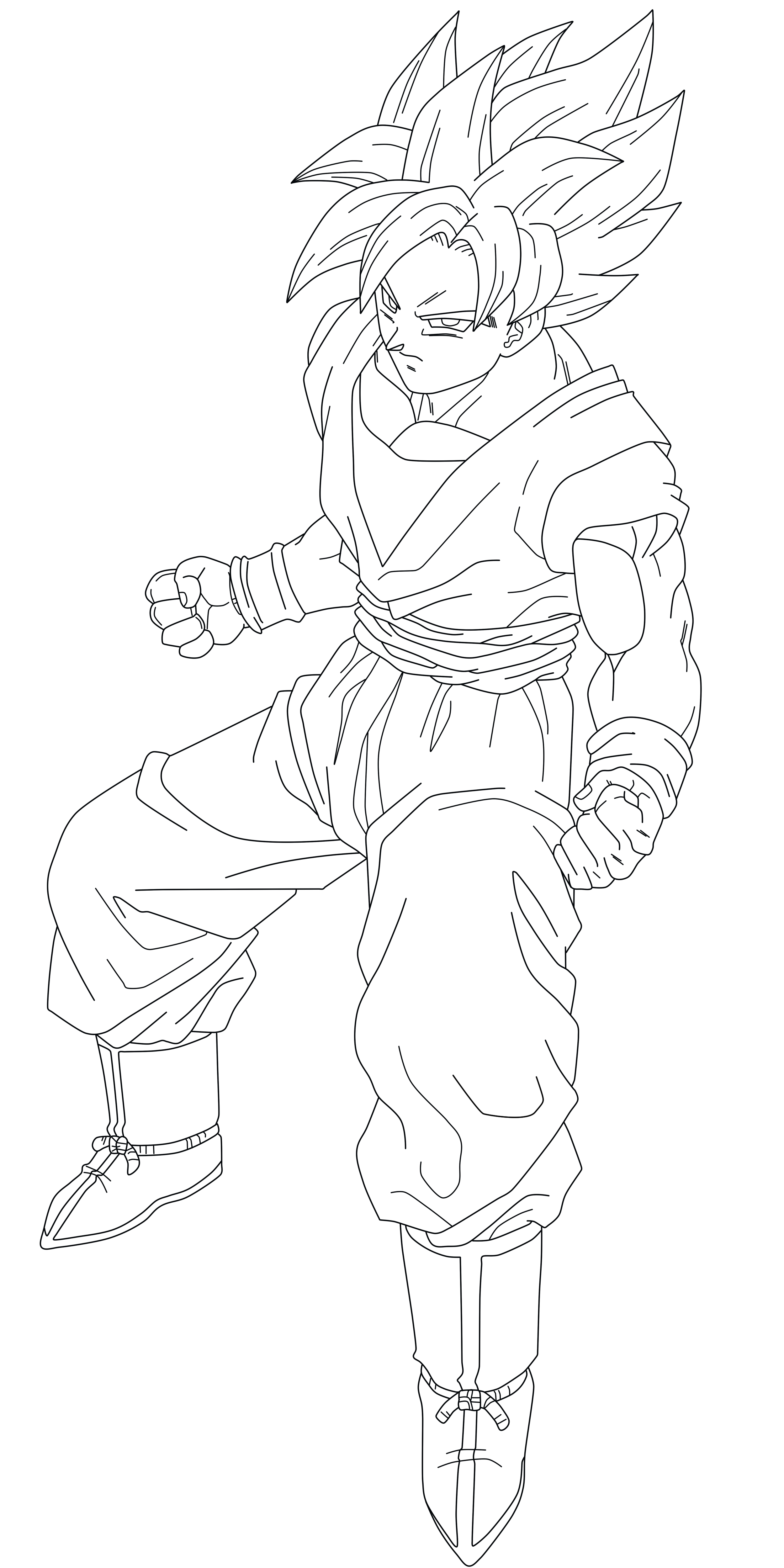 Goku Black Lineart by BrusselTheSaiyan on DeviantArt