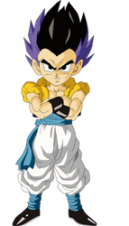 Base Form Gotenks Render/Extraction PNG