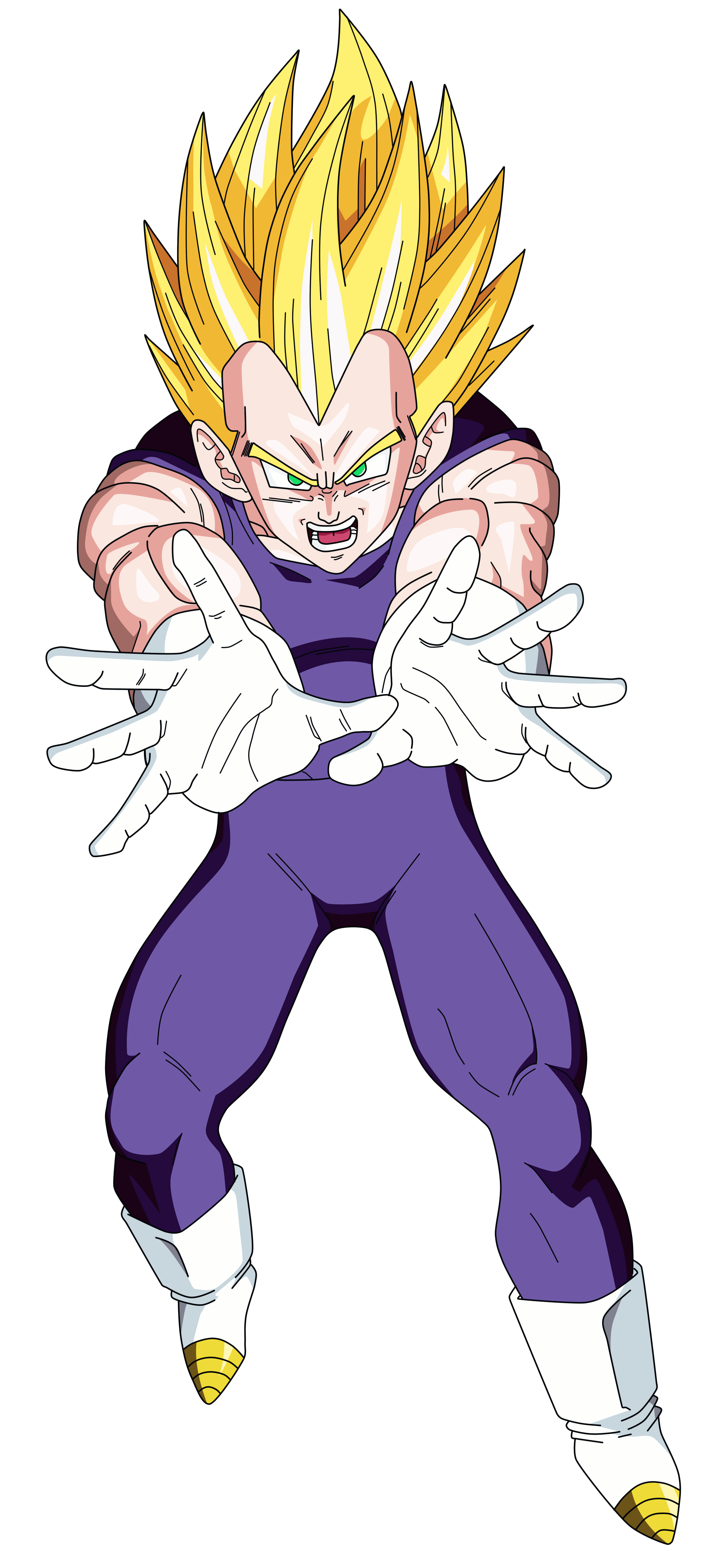 Vegeta SSJ Render/Extraction PNG