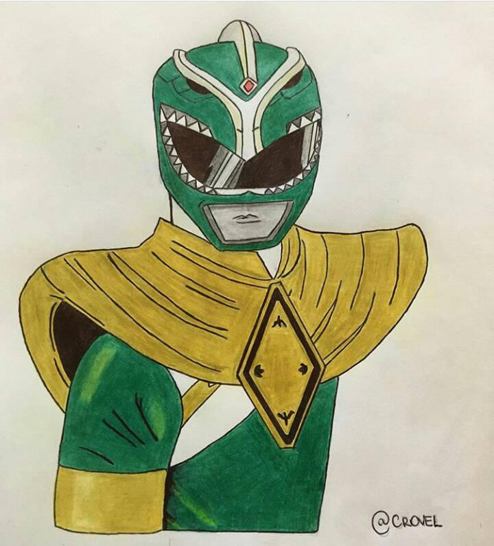 Power Rangers Green Rangers Deviantart Green ranger by geozord on DeviantArt