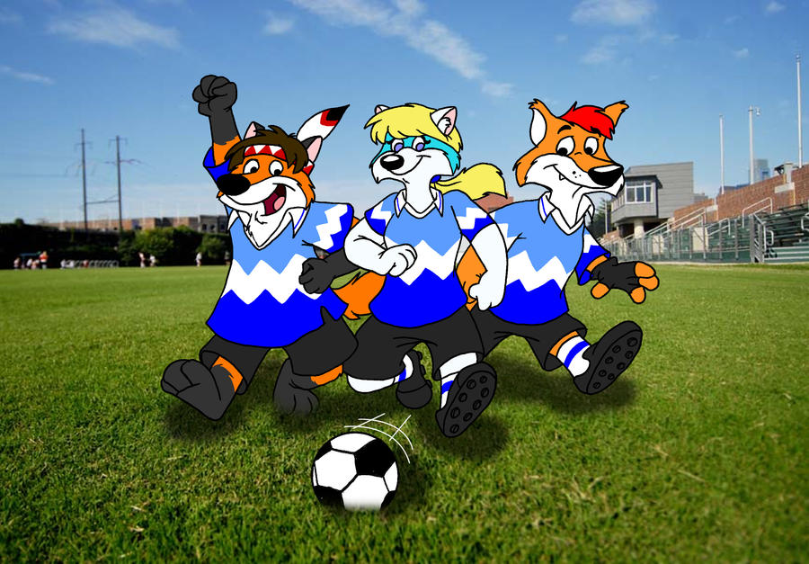 Soccer Pups by Kresblain on DeviantArt