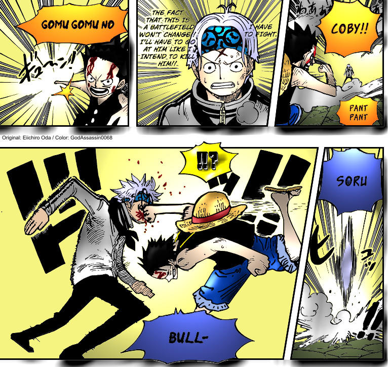 One Piece Luffy Vs Coby By Godassassin0068 On Deviantart One Piece Luffy Vs Coby By Godassassin0068 On Deviantart