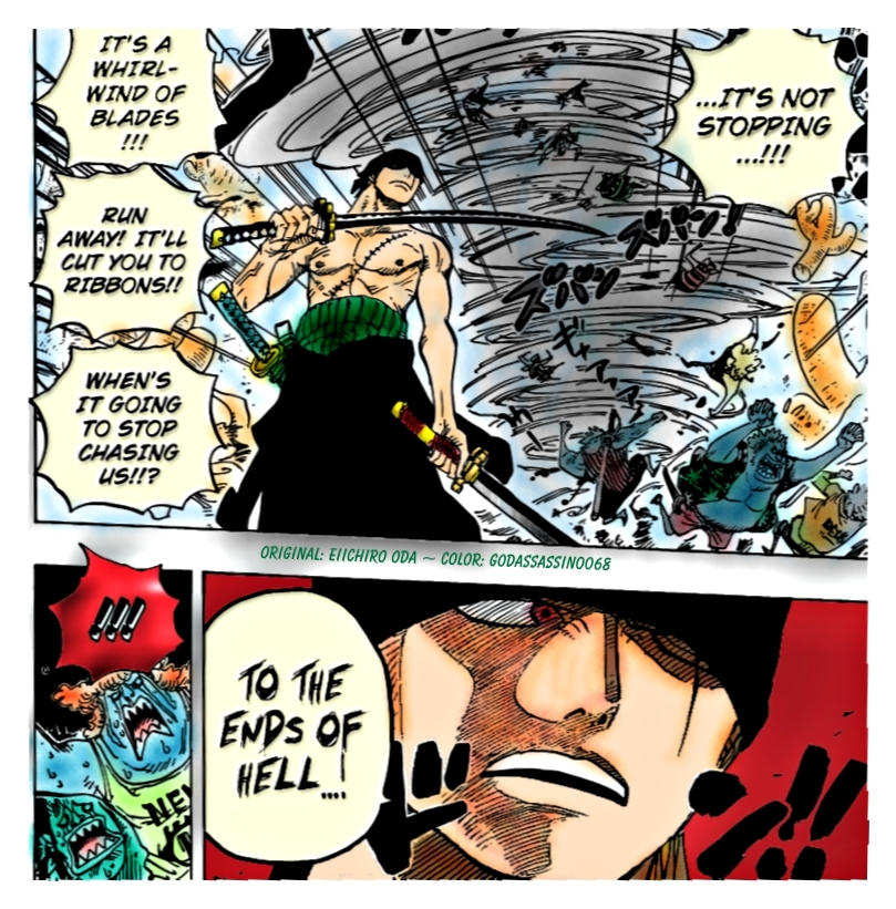 Roronoa Zoro - Manga 687 by KhalilXPirates on DeviantArt