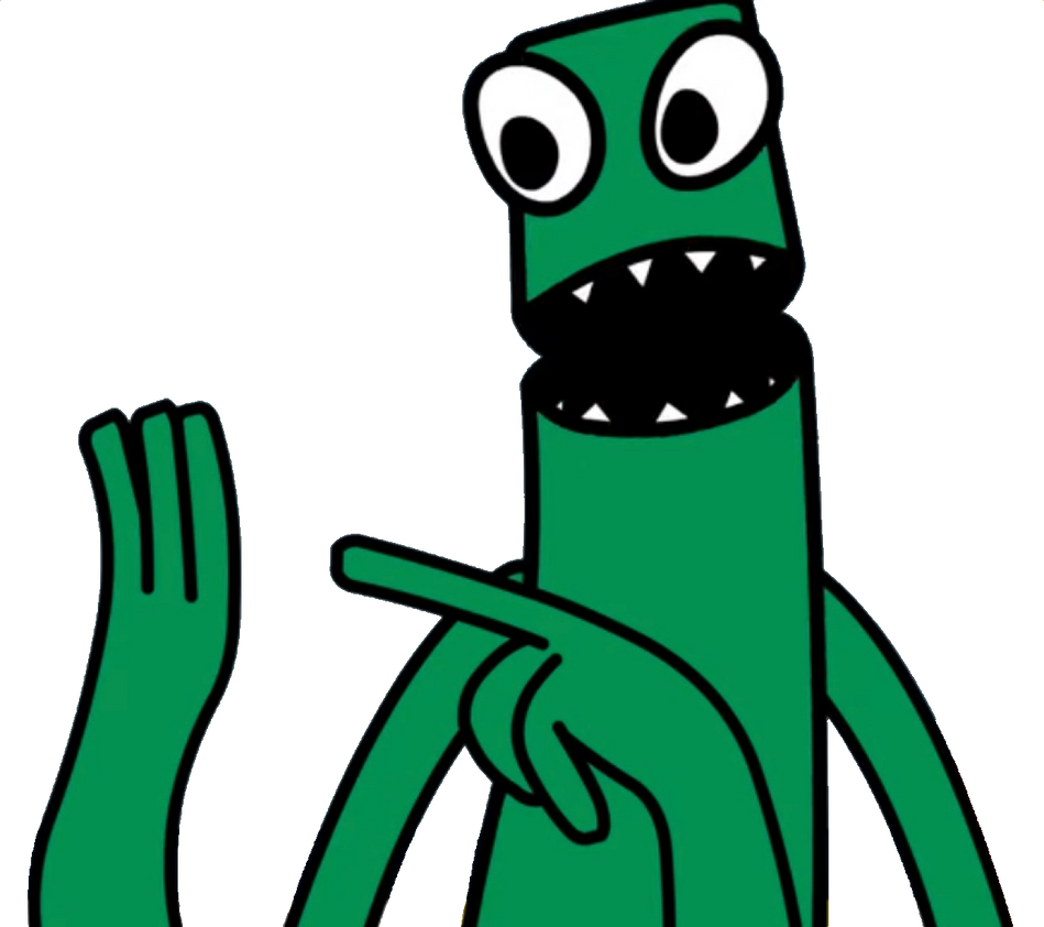green rainbow friends png 6 by Noahgra on DeviantArt
