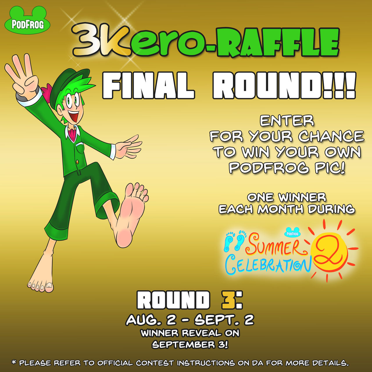 3rd Round Raffle 3Kero-Raffle Announcement: ROUND 3 by PodFrog on DeviantArt