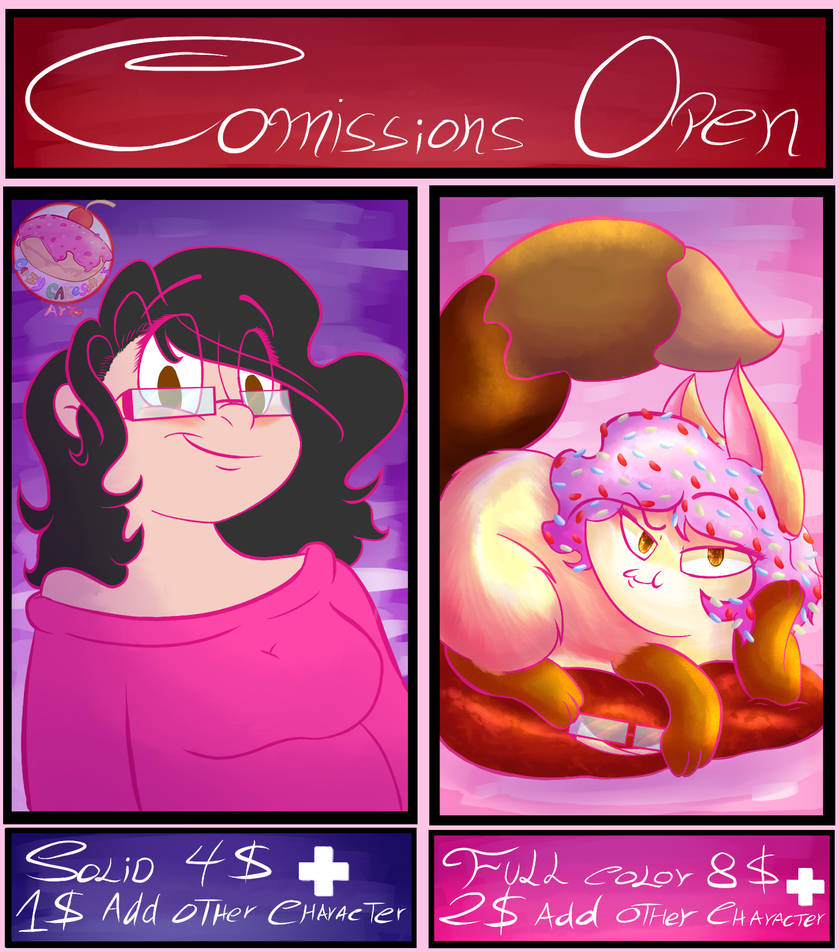 .:Comissions Open!:.