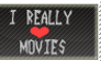 Love Movies Stamp