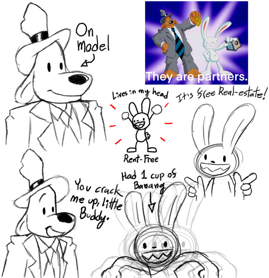 sam and max practice by TheIzzIzzy on DeviantArt