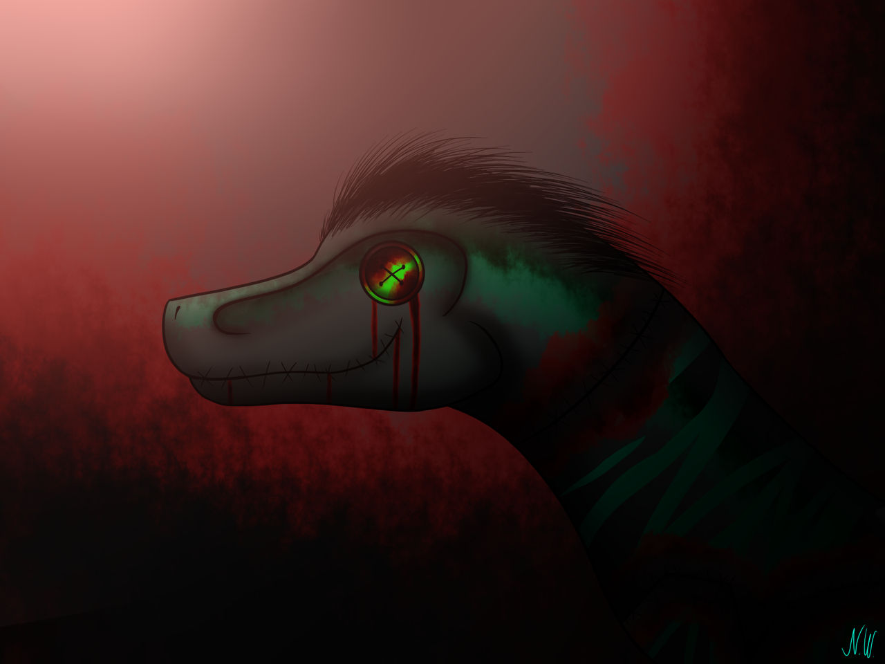Horror Raptor Deviantart Horror Raptor by NightWaffen on DeviantArt