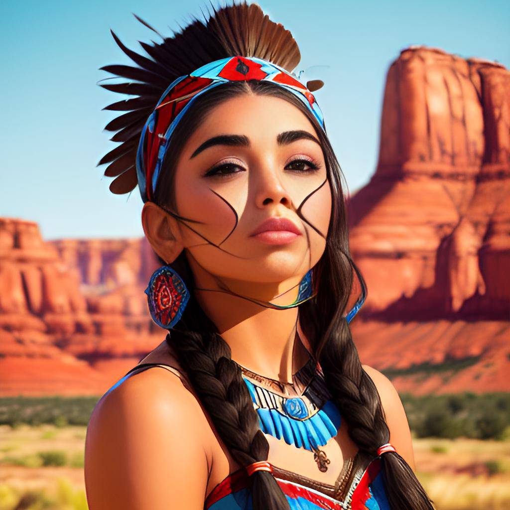 NAVAJO NATIVE AMERICAN GIRL. by CASEYCOLTON on DeviantArt