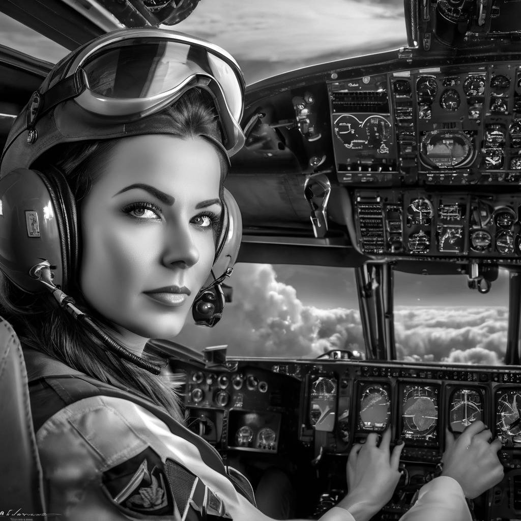 Female Pilot Deviantart FEMALE BOEING PILOT. by CASEYCOLTON on DeviantArt