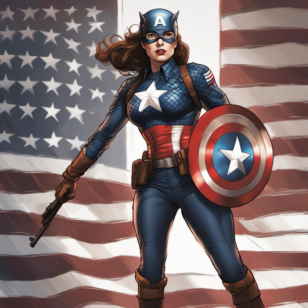 PEGGY CARTER AS CAPTAIN AMERICA By CASEYCOLTON On DeviantArt peggy-carter-as-captain-america-by-caseycolton-on-deviantart