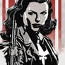 PEGGY CARTER AS THE PUNISHER.