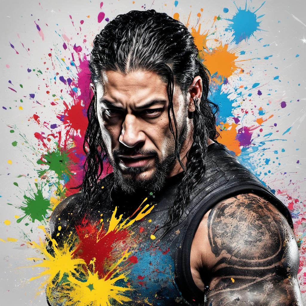 Roman Reigns In A Paint Splash Background By CASEYCOLTON On DeviantArt roman-reigns-in-a-paint-splash-background-by-caseycolton-on-deviantart