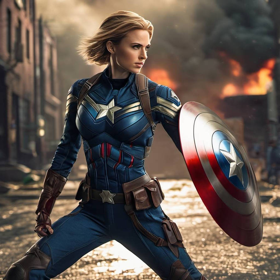 AMAZON FEMALE : CAPTAIN AMERICA by CASEYCOLTON on DeviantArt