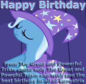 Trixie's B-Day Card